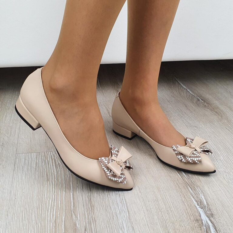 pantofi bej piele toc mic funda4