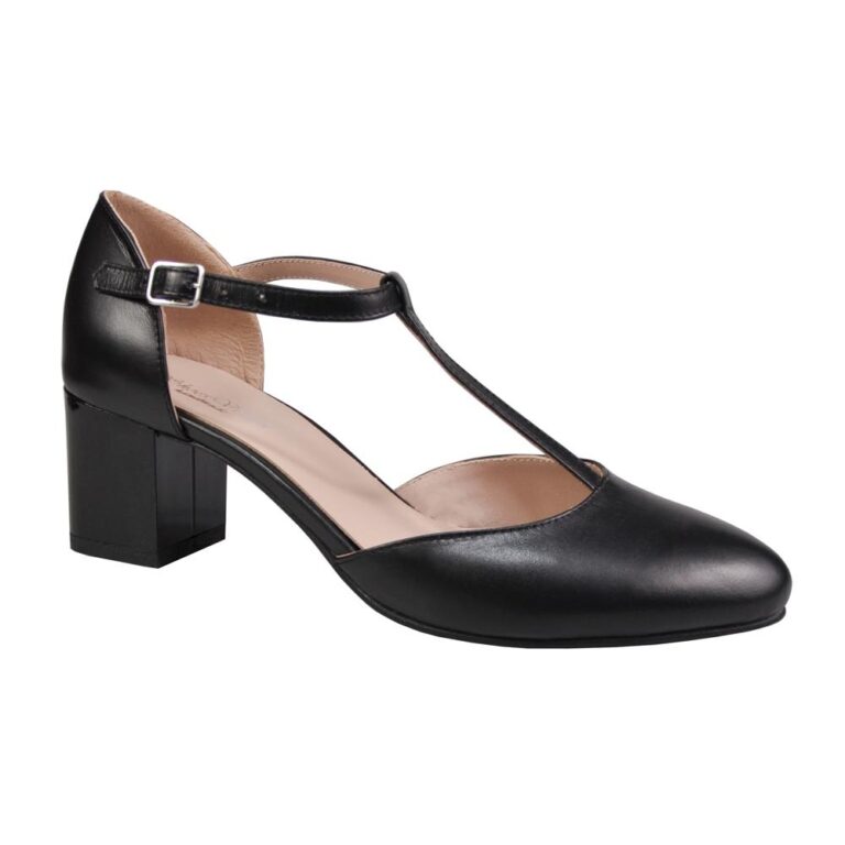 pantofi negri piele 1