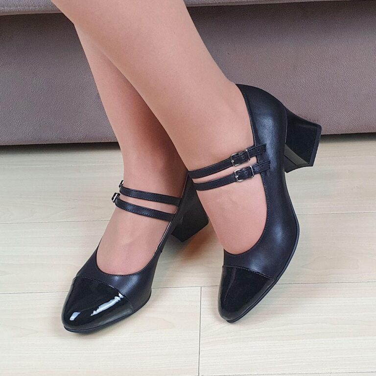 pantofi negri piele barete aina4