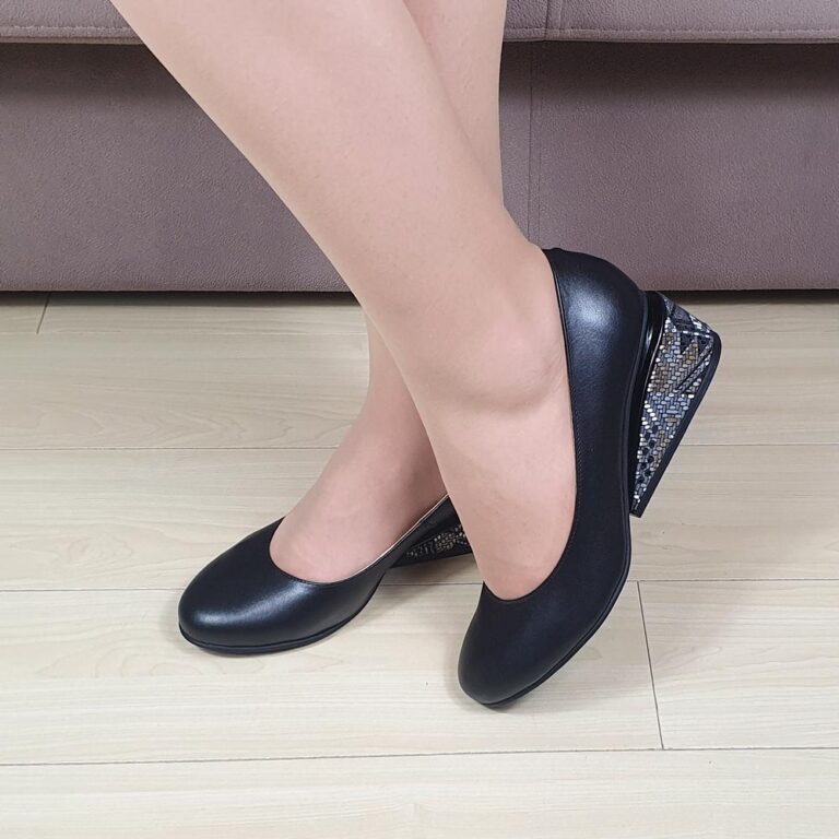 pantofi negri piele platforma4