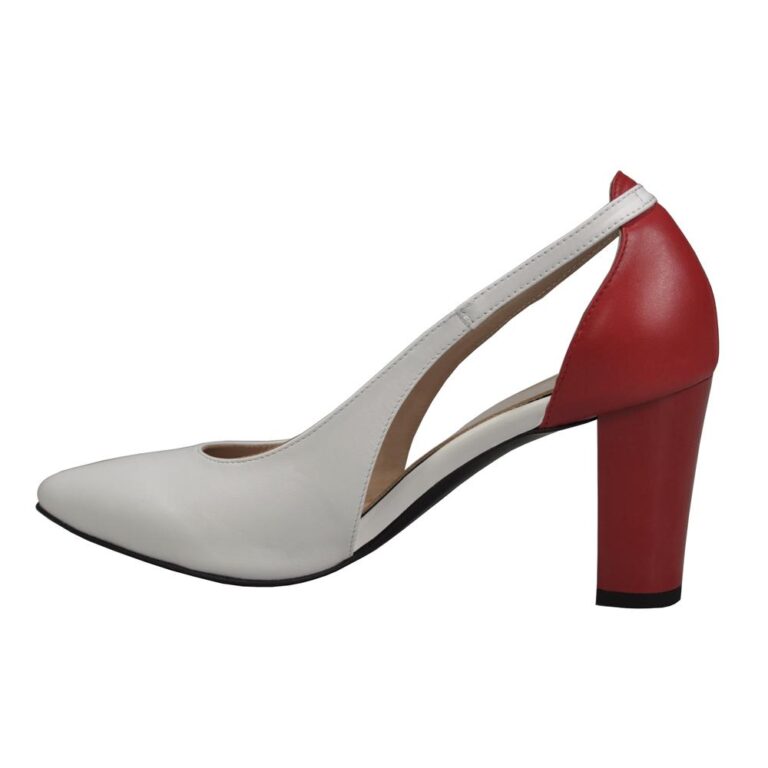 pantofi piele alb rosu1