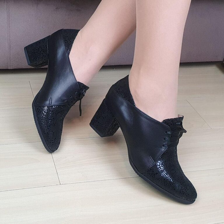 pantofi piele negri siret4