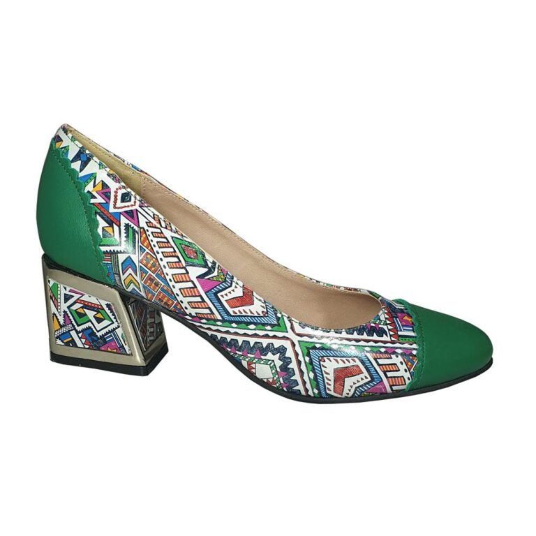 pantofi verzi piele andre