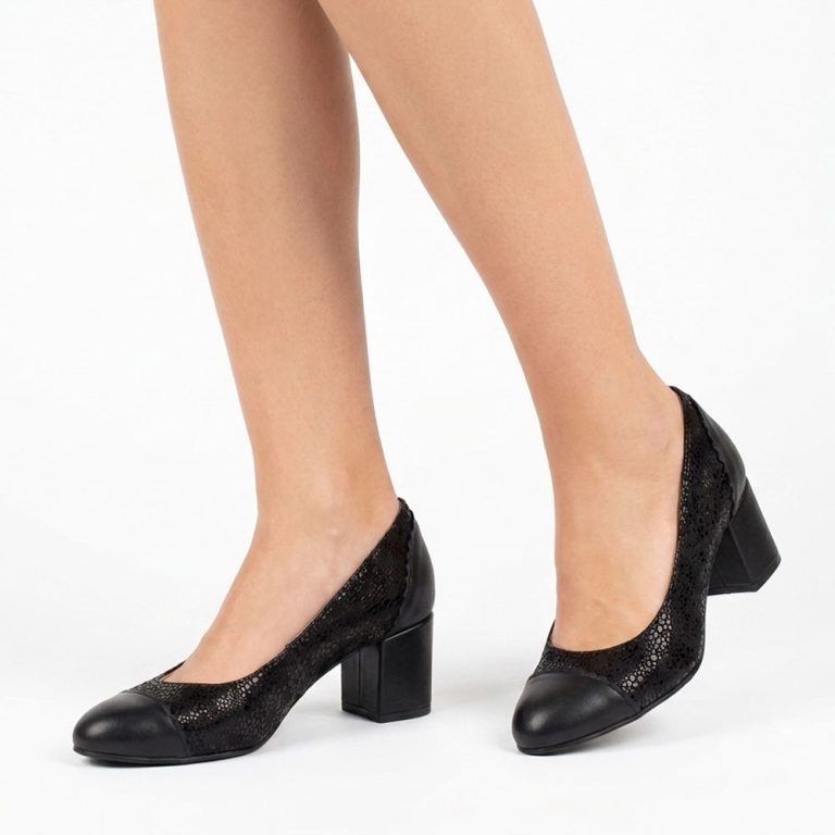 pantofi negri piele deosebit123