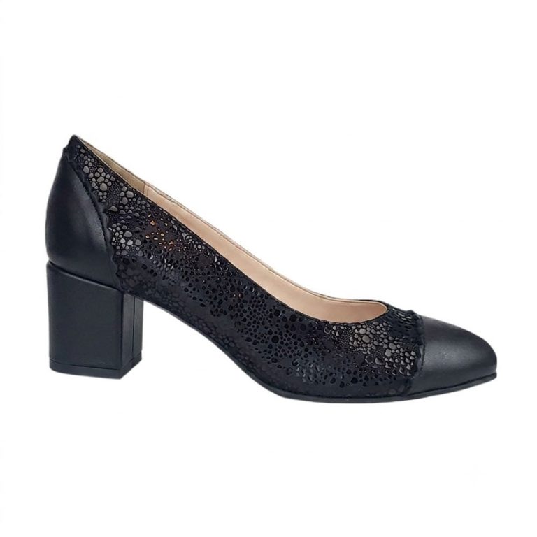 pantofi negri piele deosebit13