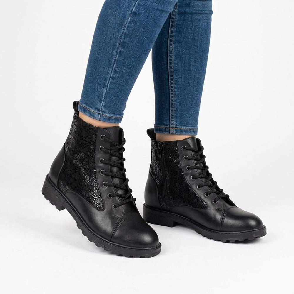 ghete-negre-din-piele-dama-anisia-siret-talpa-joasa3 Ghete dama negre din piele cu talpa joasa SV400 - imagine 1