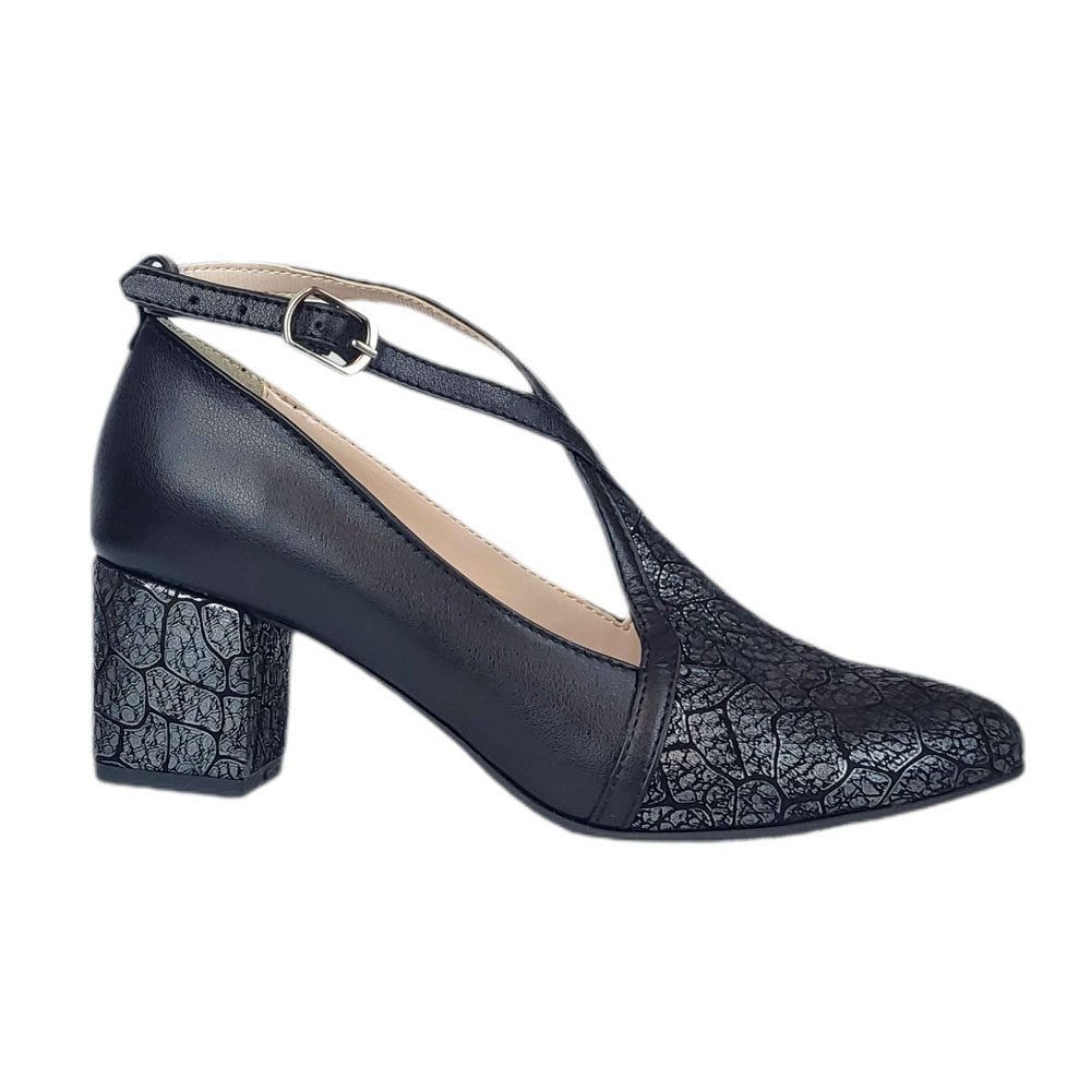 pantofi-dama-piele-naturala-negri-toc-mic-miruna Pantofi negri din piele eleganti cu toc mic SV328 - imagine 1