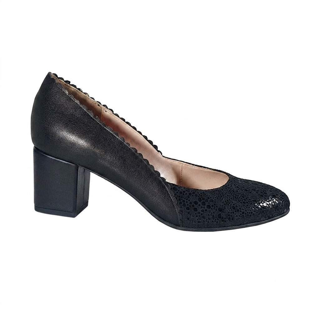 pantofi-negri-piele-luisa132 Pantofi eleganti negri din piele cu toc mic SV182 - imagine 1