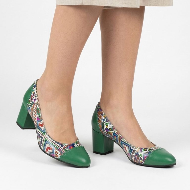 pantofi verzi piele andre126